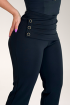 Calça Manhattan Tecido Montaria Preta