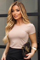 T-shirt Essência Bege Champagne