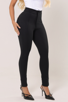 Calça Skinny Básica com Bolsos Empina Bumbum Preta