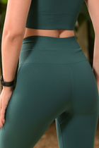 Legging Seamless Poliamida Mayfair Wellness Verde Submarine