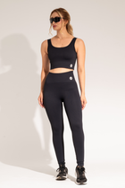 Legging Seamless Poliamida Mayfair Wellness Preta