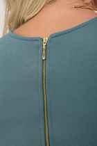 Macacão Shirlei Tecido Montaria Verde Mediterrâneo