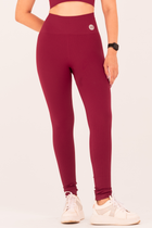 Legging Seamless Poliamida Mayfair Wellness Marsala Desejo