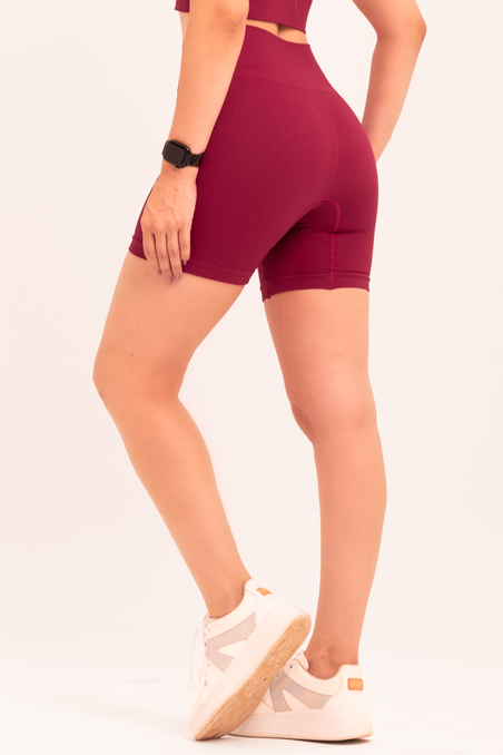 Bermuda Seamless Poliamida Mayfair Wellness Marsala Desejo