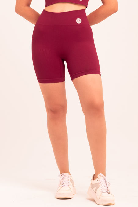 Bermuda Seamless Poliamida Mayfair Wellness Marsala Desejo