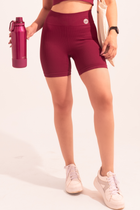 Bermuda Seamless Poliamida Mayfair Wellness Marsala Desejo