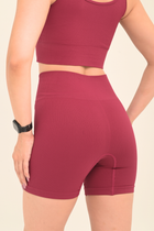 Bermuda Seamless Poliamida Mayfair Wellness Marsala Desejo