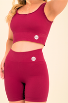 Top Seamless Poliamida Mayfair Wellness Marsala Desejo