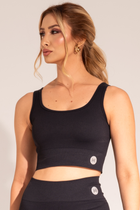 Top Seamless Poliamida Mayfair Wellness Preto