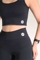 Top Seamless Poliamida Mayfair Wellness Preto