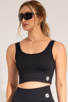 Top Seamless Poliamida Mayfair Wellness Preto