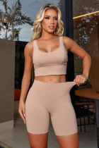 Top Segunda Pele em Microflex Nude