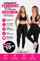 Conjunto Feminino Legging + Top Suplex