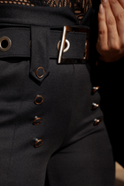 Calça Pantalona + Cinto Preta