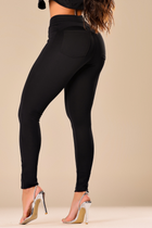 Calça Skinny Básica com Bolsos Empina Bumbum Preta