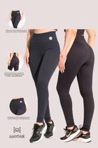 Legging Seamless Poliamida Mayfair Wellness Preta