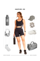 Bermuda Seamless Poliamida Mayfair Wellness Preta