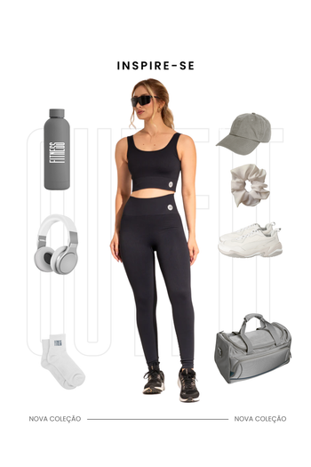 Top Seamless Poliamida Mayfair Wellness Preto