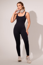 Macacão Longo Seamless Poliamida Mayfair Wellness Preto