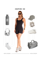 Macaquinho Seamless Poliamida Mayfair Wellness Preto