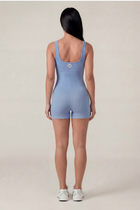 Macaquinho Seamless Poliamida Mayfair Wellness Azul Serenity