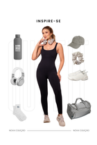 Macacão Longo Seamless Poliamida Mayfair Wellness Preto