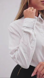 Camisa Versatile Manga Longa em Viscolinho Branca